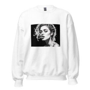 Unisex Sweatshirt - Femme Fatale (Black White Edition)